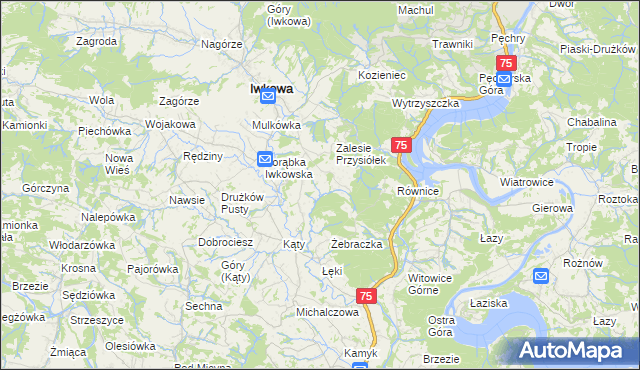 mapa Połom Mały, Połom Mały na mapie Targeo