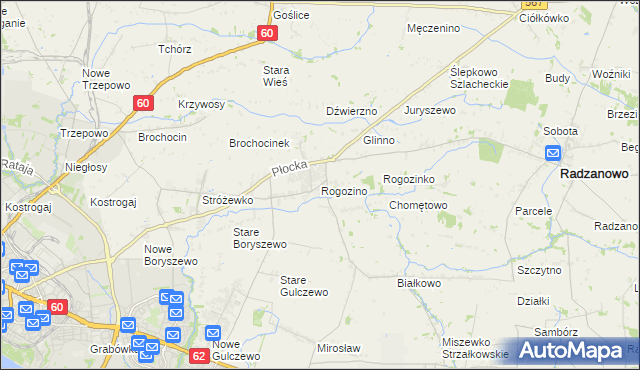 mapa Rogozino, Rogozino na mapie Targeo