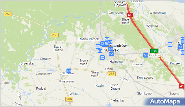 mapa Rudunki gmina Aleksandrów Kujawski, Rudunki gmina Aleksandrów Kujawski na mapie Targeo