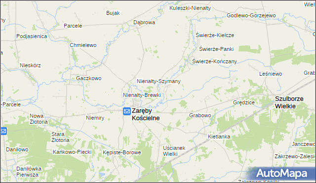 mapa Skłody-Stachy, Skłody-Stachy na mapie Targeo