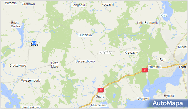 mapa Słabowo, Słabowo na mapie Targeo