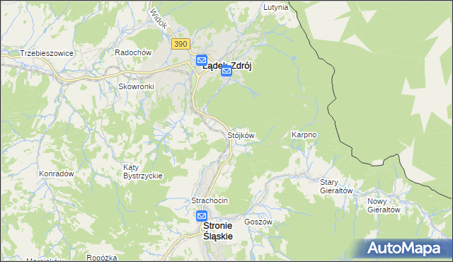 mapa Stójków, Stójków na mapie Targeo