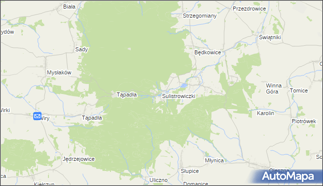 mapa Sulistrowiczki, Sulistrowiczki na mapie Targeo