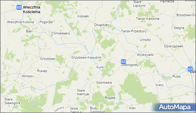 mapa Wasiły, Wasiły na mapie Targeo