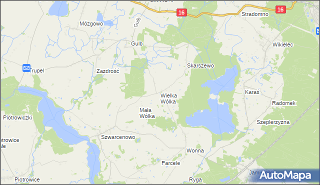 mapa Wielka Wólka, Wielka Wólka na mapie Targeo