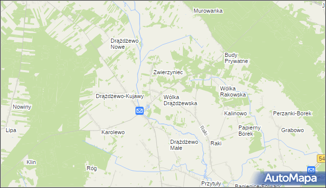 mapa Wólka Drążdżewska, Wólka Drążdżewska na mapie Targeo