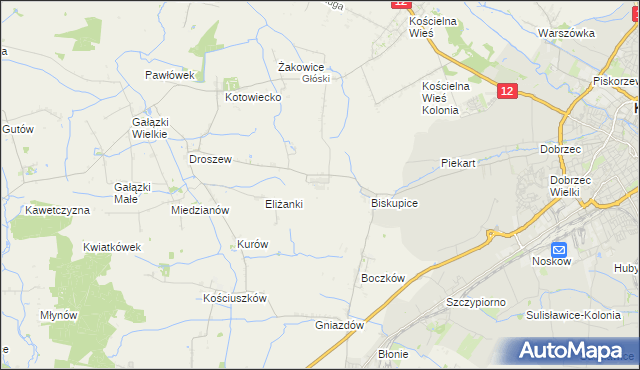 mapa Trkusów, Trkusów na mapie Targeo