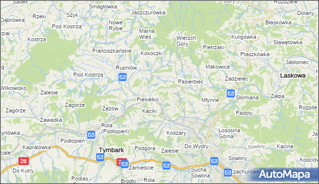 mapa Bałażówka, Bałażówka na mapie Targeo