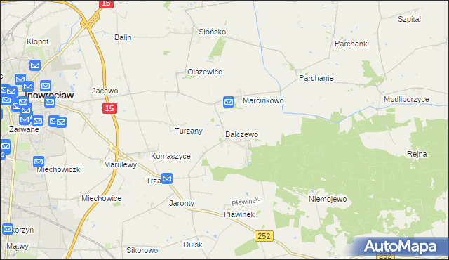 mapa Balczewo, Balczewo na mapie Targeo