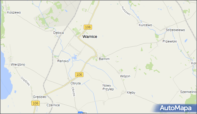 mapa Barnim, Barnim na mapie Targeo