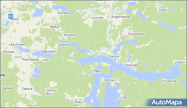 mapa Czarlina-Osada, Czarlina-Osada na mapie Targeo