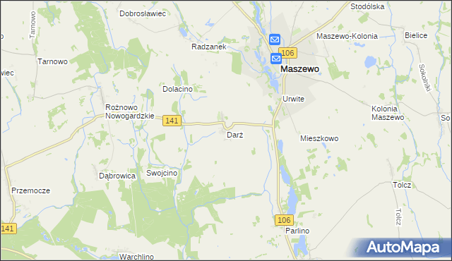 mapa Darż, Darż na mapie Targeo