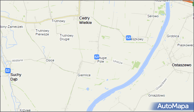 mapa Długie Pole, Długie Pole na mapie Targeo