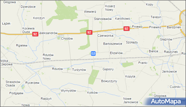 mapa Domaników, Domaników na mapie Targeo