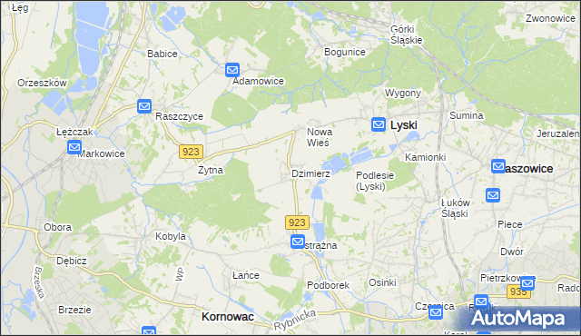 mapa Dzimierz, Dzimierz na mapie Targeo