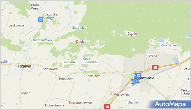 mapa Godzięba, Godzięba na mapie Targeo