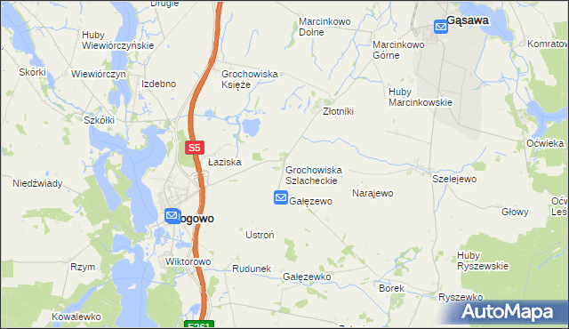 mapa Grochowiska Szlacheckie, Grochowiska Szlacheckie na mapie Targeo