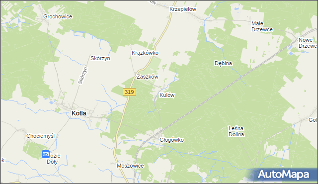 mapa Kulów, Kulów na mapie Targeo