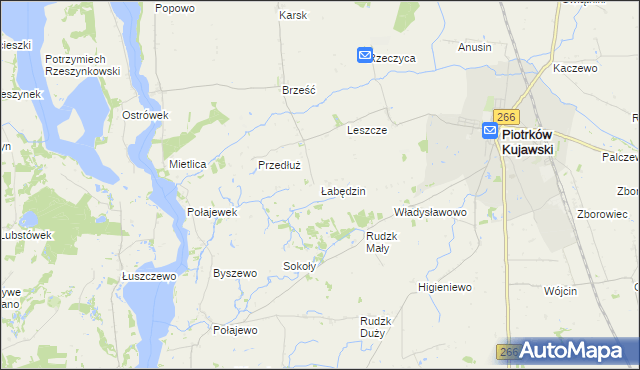 mapa Łabędzin, Łabędzin na mapie Targeo