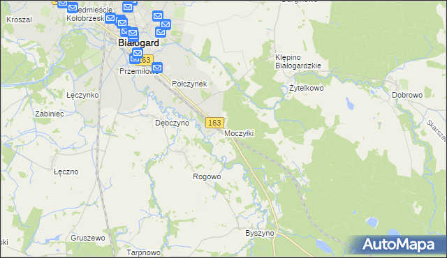 mapa Moczyłki, Moczyłki na mapie Targeo