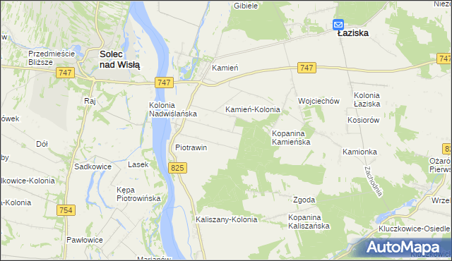 mapa Piotrawin-Kolonia, Piotrawin-Kolonia na mapie Targeo