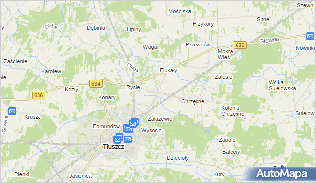 mapa Postoliska, Postoliska na mapie Targeo