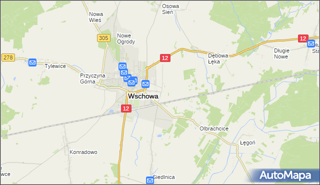 mapa Przyczyna Dolna, Przyczyna Dolna na mapie Targeo