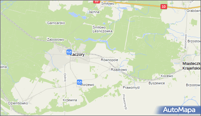 mapa Równopole, Równopole na mapie Targeo