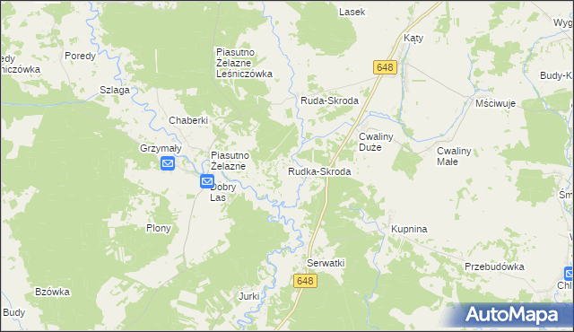 mapa Rudka-Skroda, Rudka-Skroda na mapie Targeo