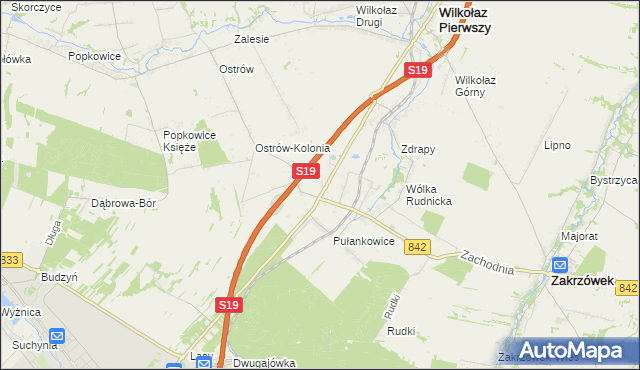 mapa Rudnik-Kolonia, Rudnik-Kolonia na mapie Targeo