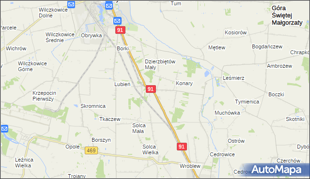 mapa Sierpów, Sierpów na mapie Targeo