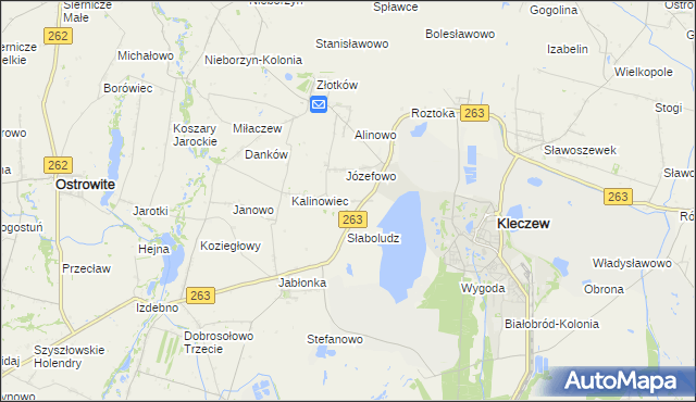 mapa Słaboludz-Kolonia, Słaboludz-Kolonia na mapie Targeo