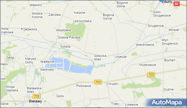 mapa Sobocka Wieś, Sobocka Wieś na mapie Targeo