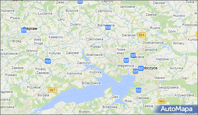 mapa Stojowice, Stojowice na mapie Targeo