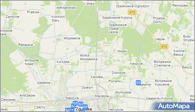 mapa Suchoczasy, Suchoczasy na mapie Targeo