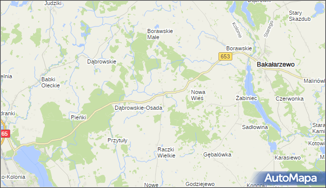 mapa Szczecinki, Szczecinki na mapie Targeo