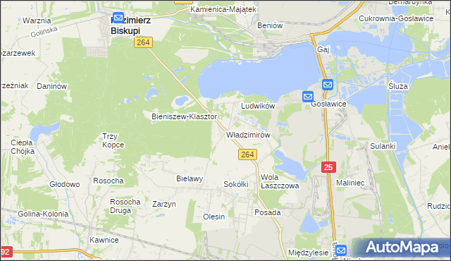 mapa Władzimirów, Władzimirów na mapie Targeo