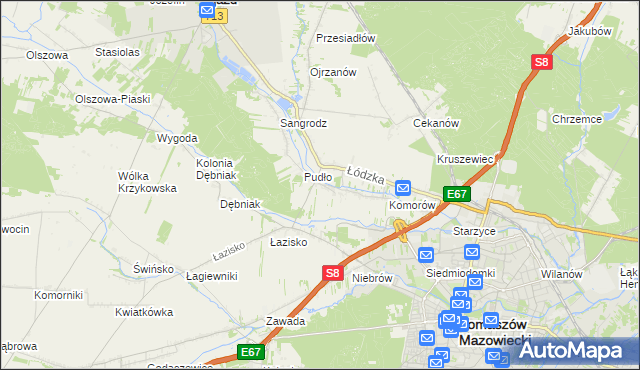 mapa Zaborów Drugi, Zaborów Drugi na mapie Targeo