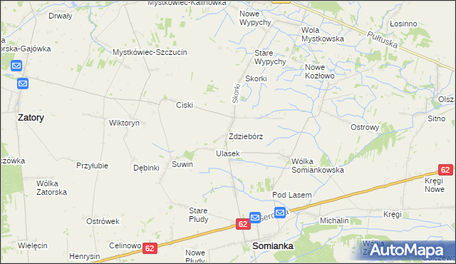 mapa Zdziebórz, Zdziebórz na mapie Targeo