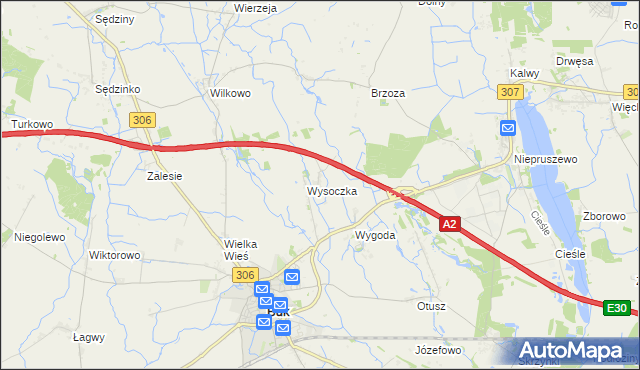 mapa Żegowo, Żegowo na mapie Targeo