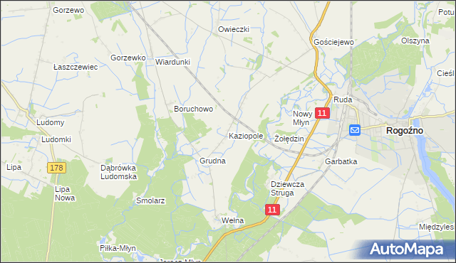 mapa Kaziopole, Kaziopole na mapie Targeo