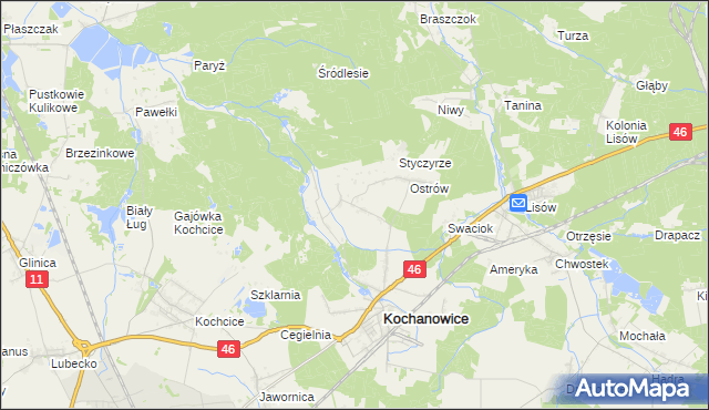 mapa Lubockie, Lubockie na mapie Targeo