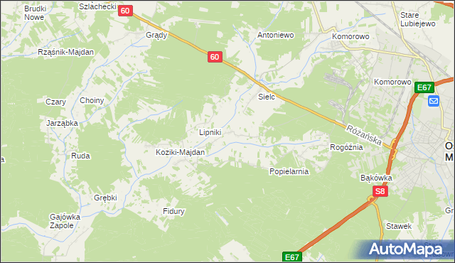 mapa Pólki, Pólki na mapie Targeo