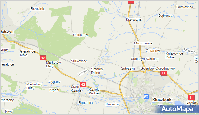 mapa Smardy Górne, Smardy Górne na mapie Targeo