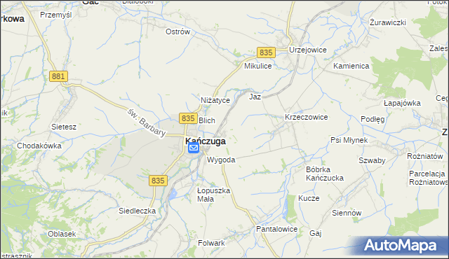 mapa Żuklin, Żuklin na mapie Targeo