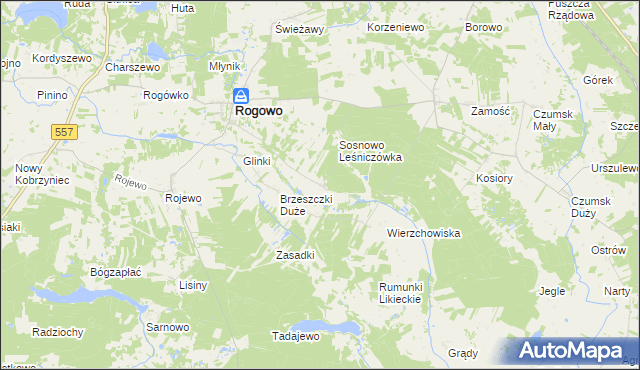 mapa Brzeszczki Małe, Brzeszczki Małe na mapie Targeo
