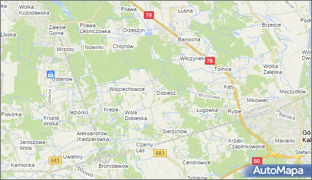 mapa Dobiesz, Dobiesz na mapie Targeo