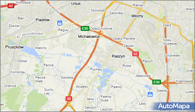 mapa Nowe Grocholice, Nowe Grocholice na mapie Targeo