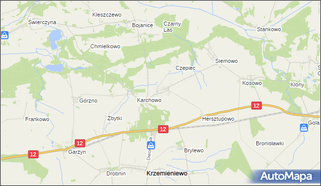 mapa Nowy Belęcin, Nowy Belęcin na mapie Targeo