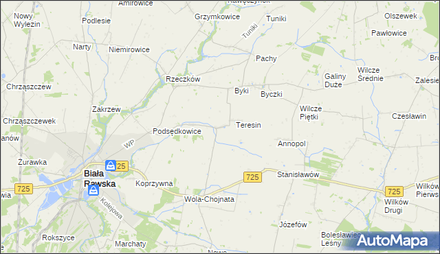 mapa Orla Góra, Orla Góra na mapie Targeo